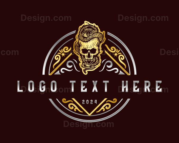 Skull Snake Venom Logo