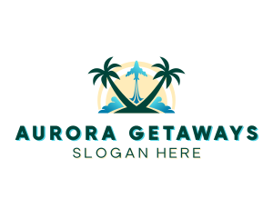 Summer Island Getaway logo design