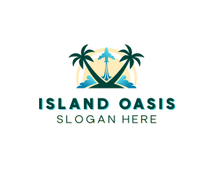 Summer Island Getaway logo design