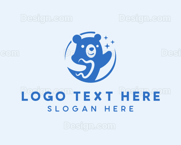 Bear Tooth Dentist Logo