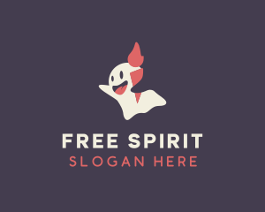 Spirit Ghost Torch logo design