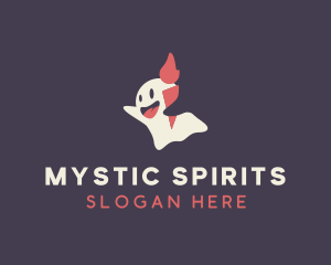 Spirit Ghost Torch logo design