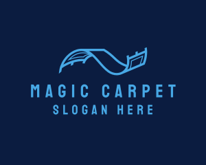 Fabric Flying Carpet logo design