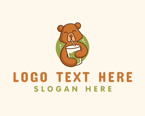 Milktea logo example 4