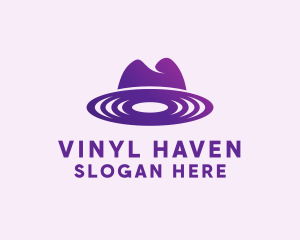 Vinyl Record Hat  logo