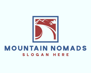 Mountains Road House logo design