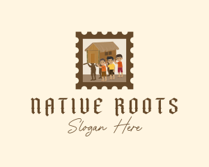 Philippine Traditional Hut logo design