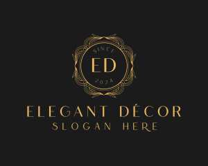 Elegant Wedding Event logo design