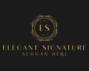 Elegant Wedding Event logo design