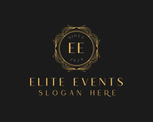 Elegant Wedding Event logo design