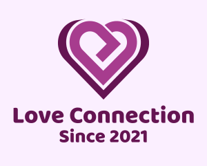 Purple Arrow Heart logo