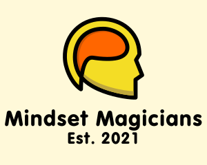 Mind Chat Head  logo design