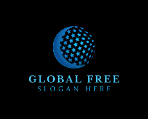 Global Sphere Stars logo design