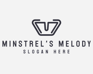 Steering Wheel Letter M logo design