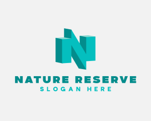 Creative Studio Letter N logo design