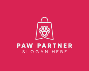 Pet Bag Paw logo design