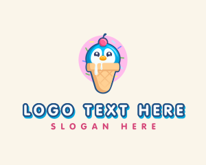 Penguin Dessert Cone logo