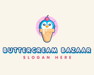 Penguin Dessert Cone logo