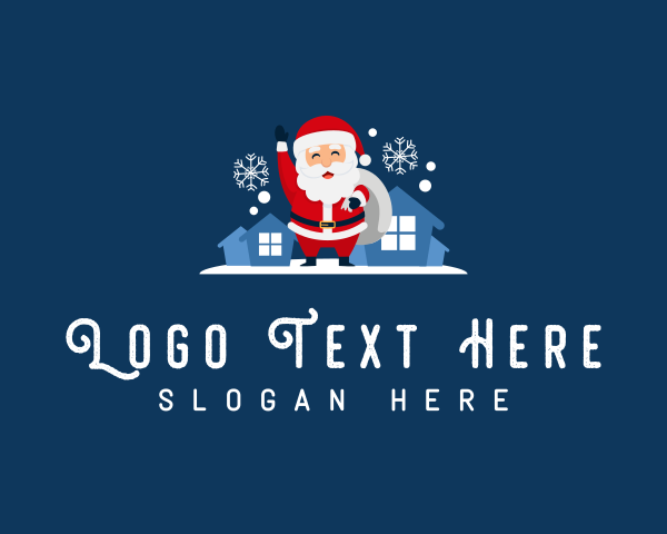 Festive logo example 3