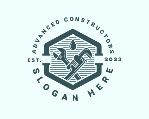 Plumber Pipe Handyman logo design