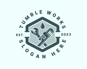 Plumber Pipe Handyman logo design