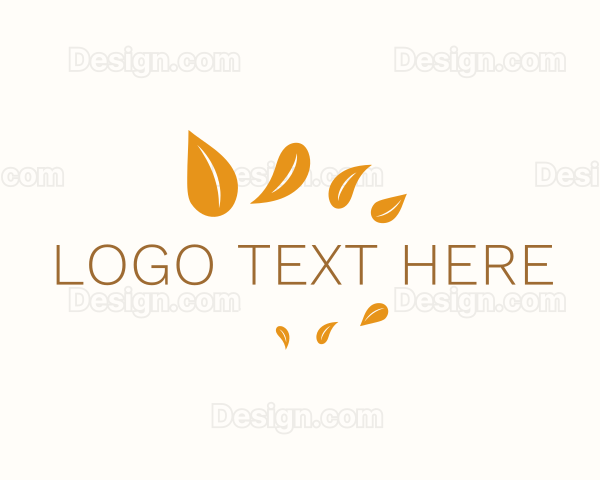 Minimalist Autumn Garden Logo