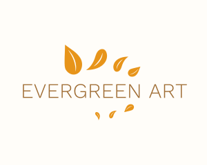 Minimalist Autumn Garden logo design