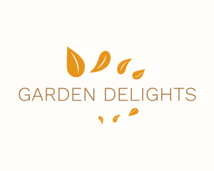 Minimalist Autumn Garden logo design