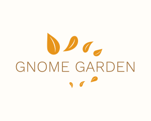 Minimalist Autumn Garden logo design