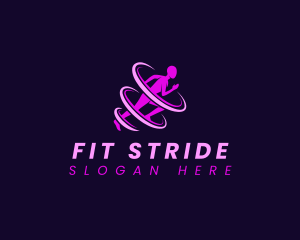 Runner Fitness Body logo design