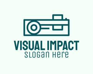 Simple Media Projector  logo design