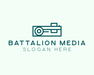 Simple Media Projector  logo design