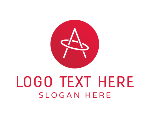 Gradient  Orbit Letter A logo