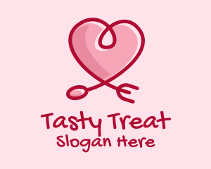 Romantic Heart Restaurant  logo design
