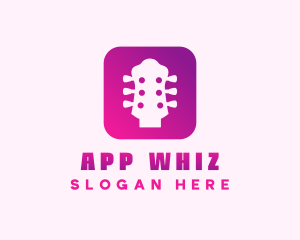 Guitar Tuner App logo design