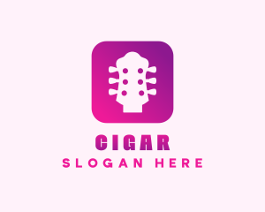 Guitar Tuner App logo design