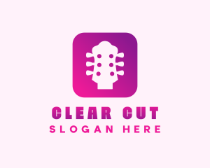 Guitar Tuner App logo design