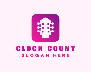 Guitar Tuner App logo design