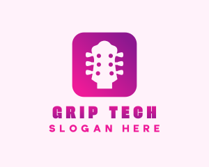 Guitar Tuner App logo design