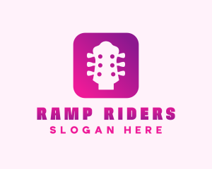 Guitar Tuner App logo design