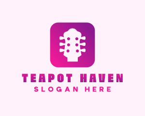 Guitar Tuner App logo design