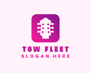 Guitar Tuner App logo design