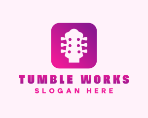 Guitar Tuner App logo design