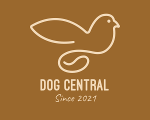 Coffee Bean Dove  logo design