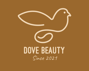 Coffee Bean Dove  logo design