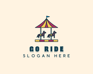 Horse Carousel Ride logo design