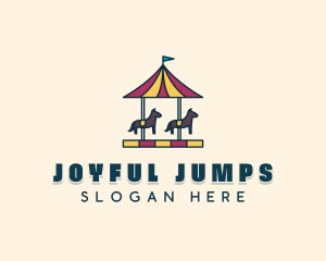 Horse Carousel Ride logo design