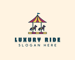 Horse Carousel Ride logo design