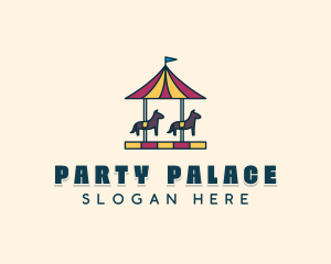 Horse Carousel Ride logo design