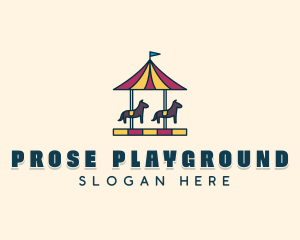 Horse Carousel Ride logo design